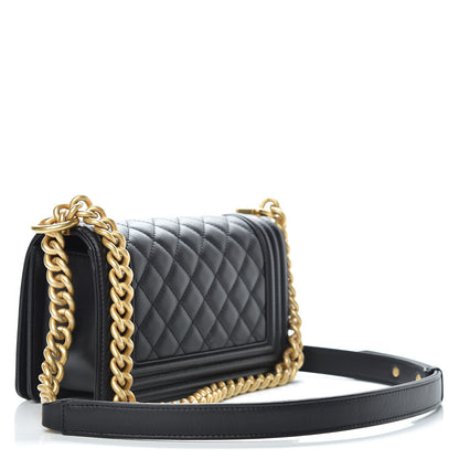 Chanel Calfskin Quilted Small Boy Flap Black 3 of 9