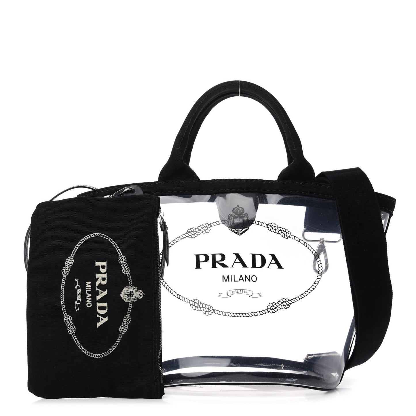 Plexiglass Canapa Small Shopper Tote Black