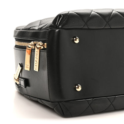 Chanel Lambskin Quilted Medium Trendy CC Bowling Bag Black 9 of 10