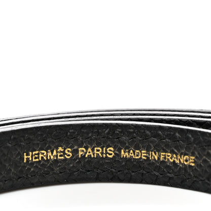 Hermes Epsom Kelly Shoulder Strap Black 3 of 4