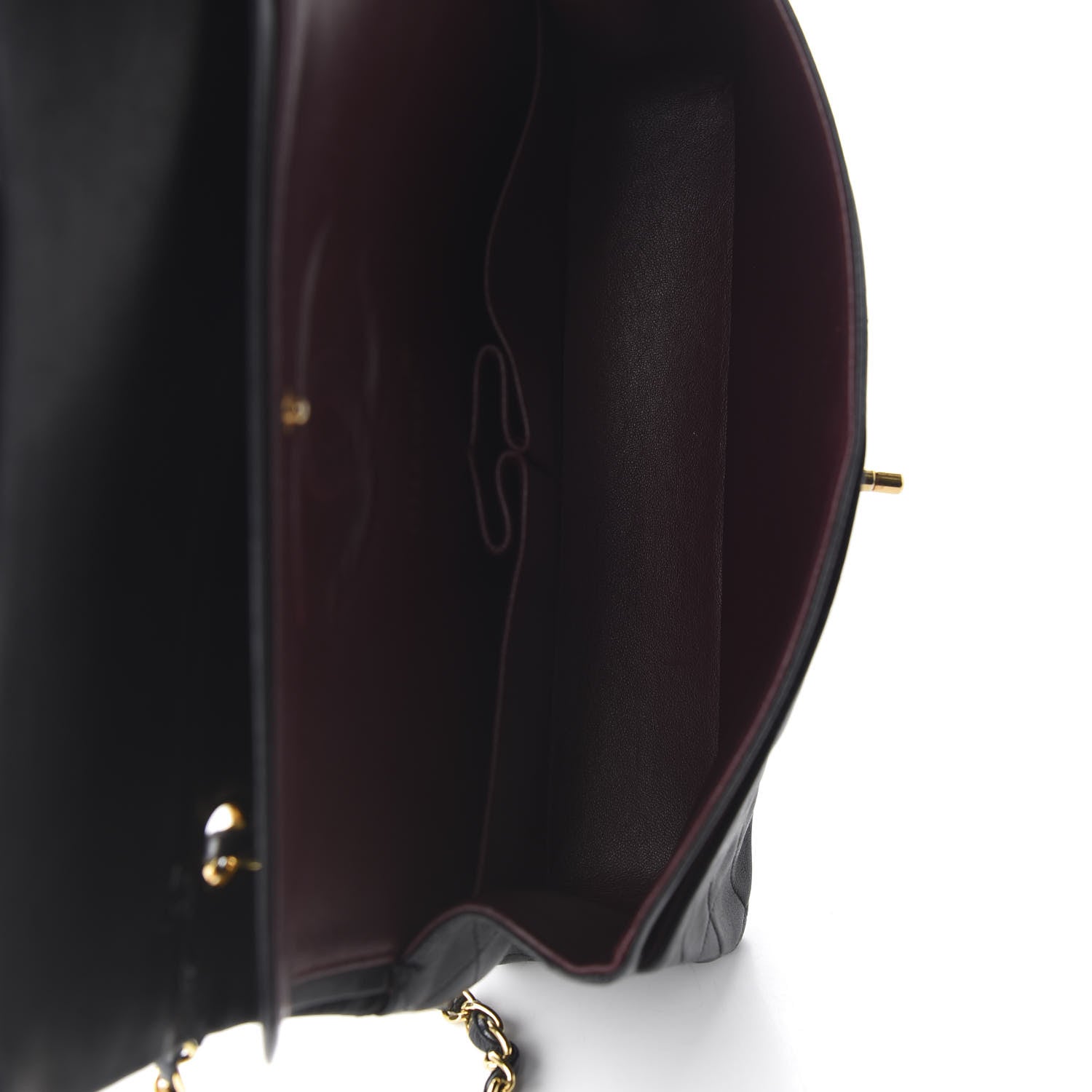 Chanel Lambskin Quilted Medium Double Flap Black 4 of 8