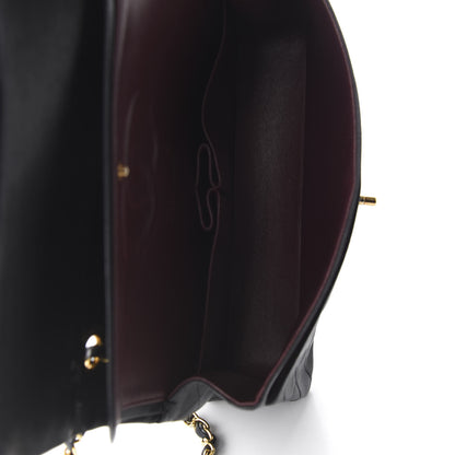 Chanel Lambskin Quilted Medium Double Flap Black 4 of 8