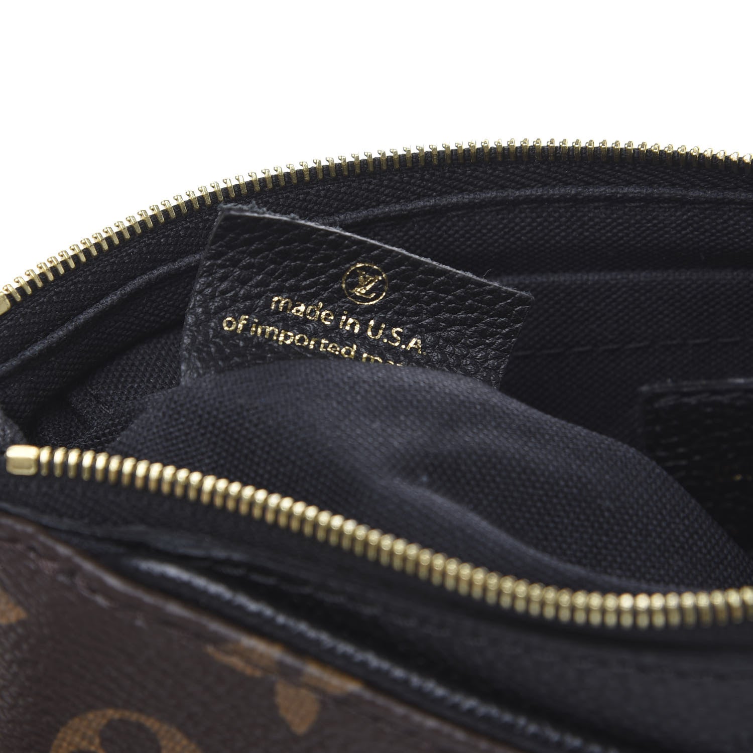 Louis Vuitton Monogram Pallas Clutch Black 6 of 10