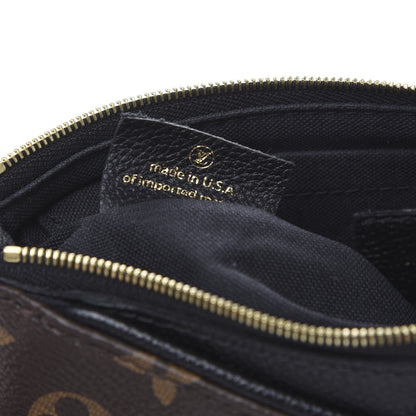 Louis Vuitton Monogram Pallas Clutch Black 6 of 10