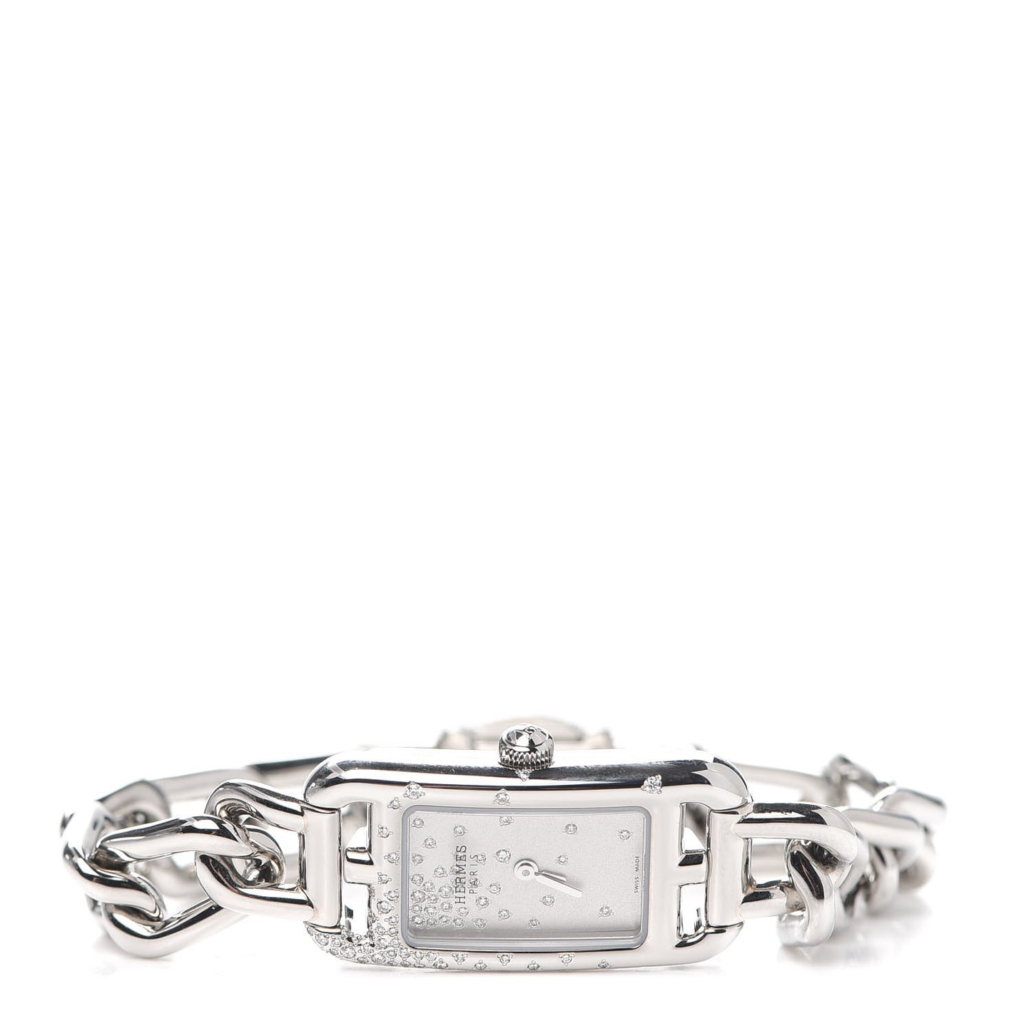 Stainless Steel Diamond 17mm Nantucket Jete De Diamants Quartz Watch
