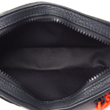 Louis Vuitton Taurillon Monogram Uniformes Solar Ray Soft Pochette Volga Belt Bag Black 5 of 9