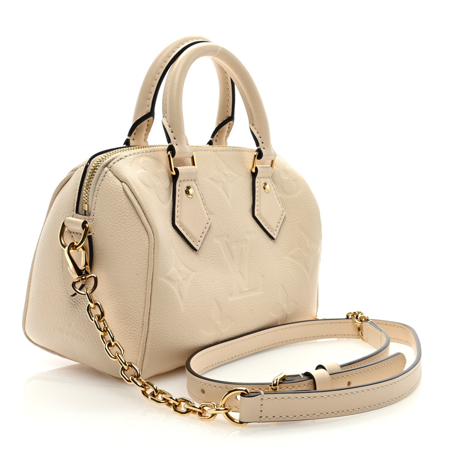 Empreinte Monogram Giant Speedy Bandouliere 20 Creme