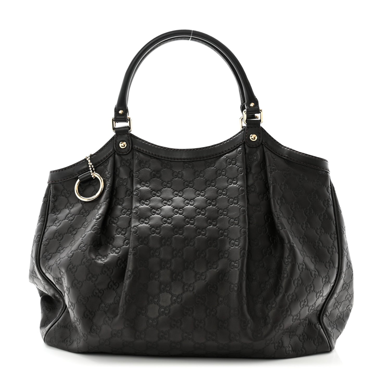 Guccissima Vitello Tender Large Sukey Tote Testa di Moro