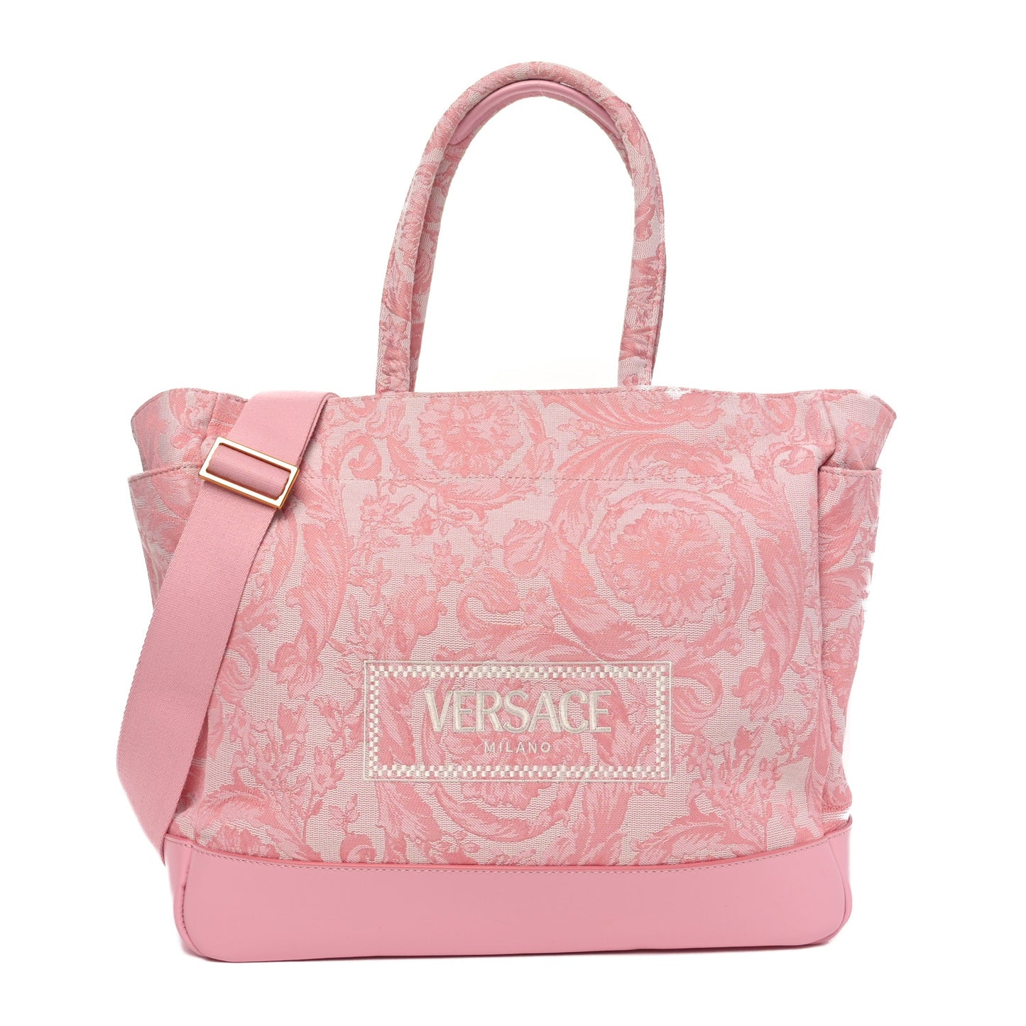 Baroque Jacquard Athena Diaper Bag Pink