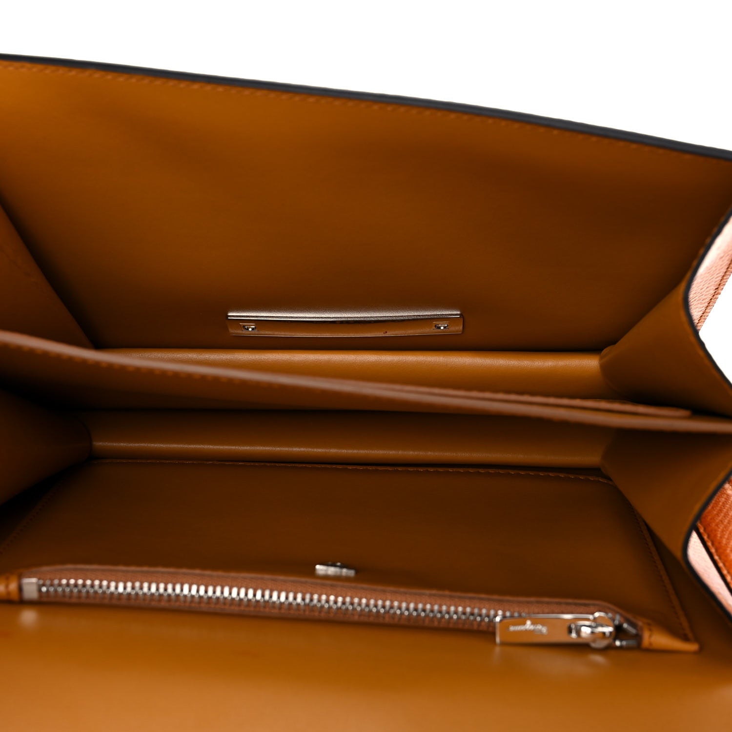 Salvatore Ferragamo Hammered Calfskin Small Joanne Crossbody Orange 5 of 10