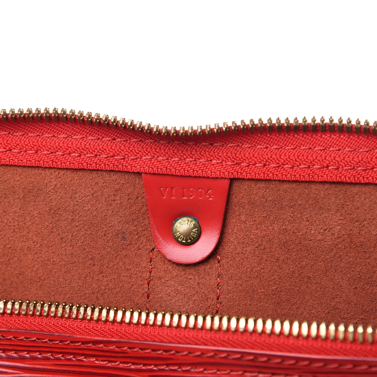 Louis Vuitton Epi Keepall 45 Castillan Red 6 of 16