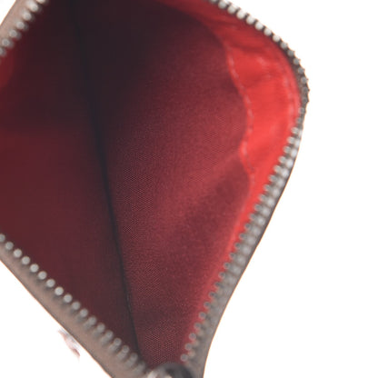 Valentino Garavani Metallic Patent Rockstud Spike Coin Case Card Holder Rutenio 5 of 6