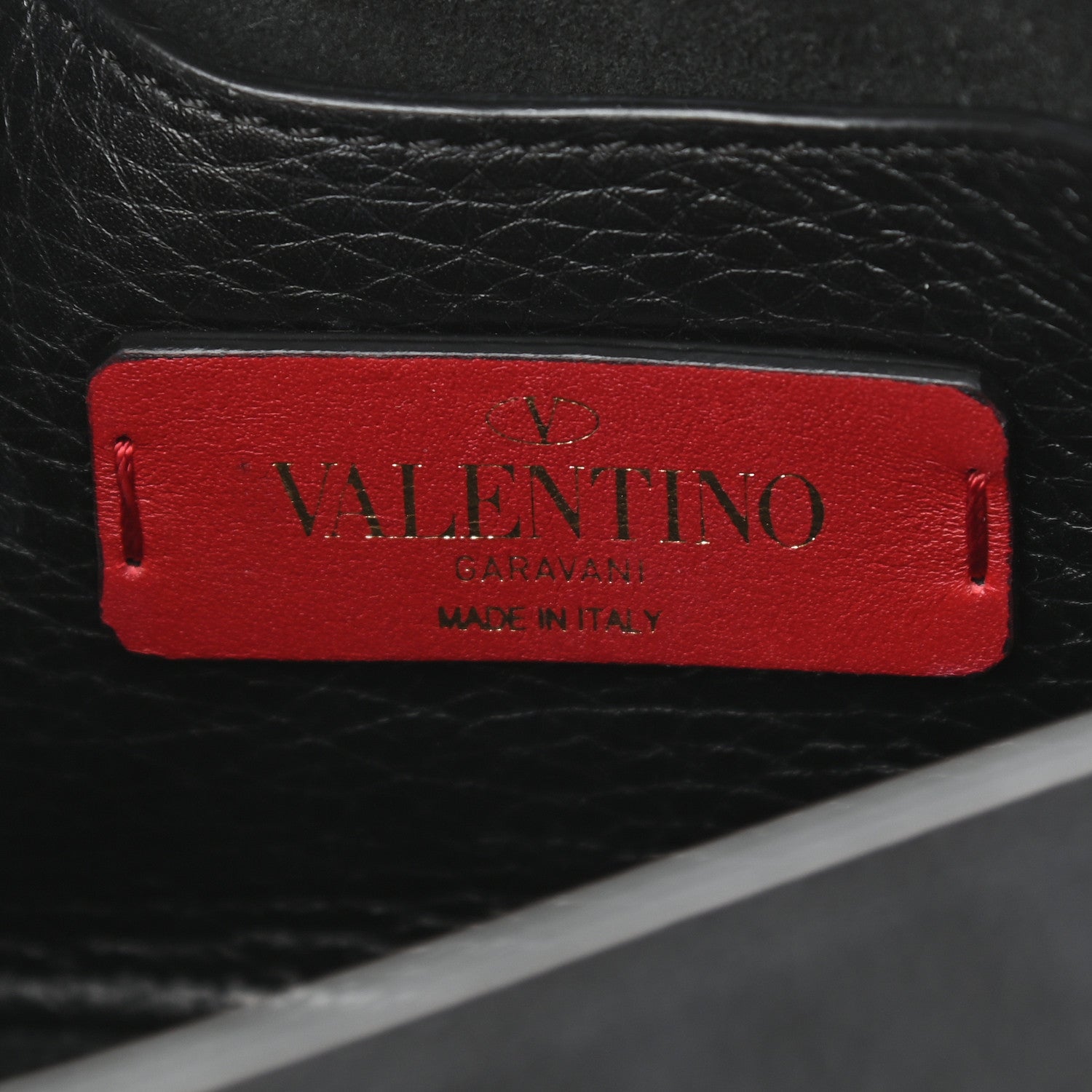 Valentino Garavani Pebbled Calfskin Mini Rockstud Crossbody Bag Black 6 of 8