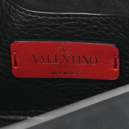 Valentino Garavani Pebbled Calfskin Mini Rockstud Crossbody Bag Black 6 of 8