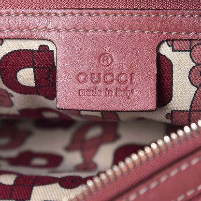 Gucci Guccissima Large Biba Studded Hobo Red 6 of 12