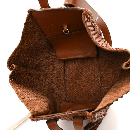 Loewe Calfskin Woven Medium Hammock Shoulder Bag Tan 5 of 13