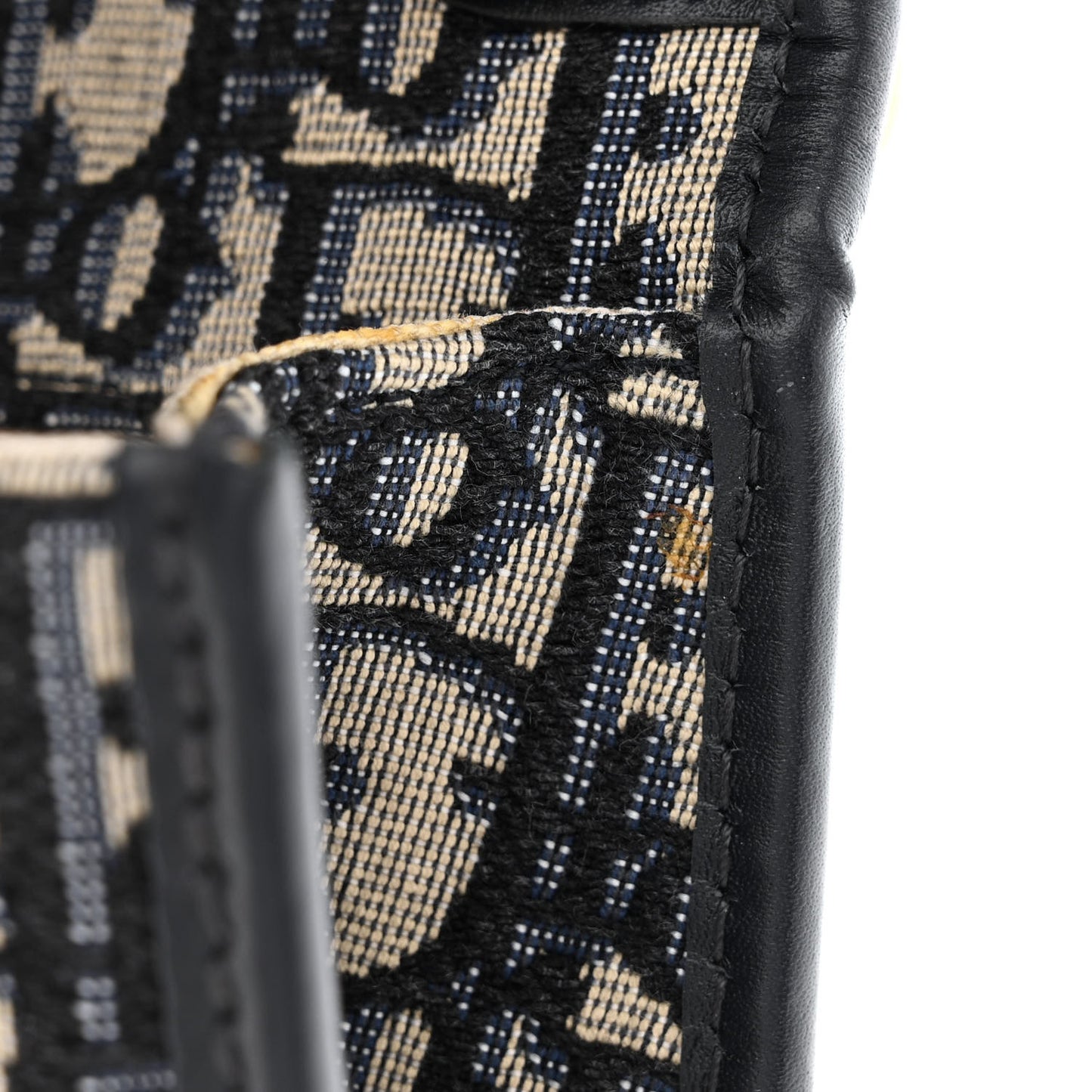Oblique Small DiorAddict Flap Bag Navy Blue