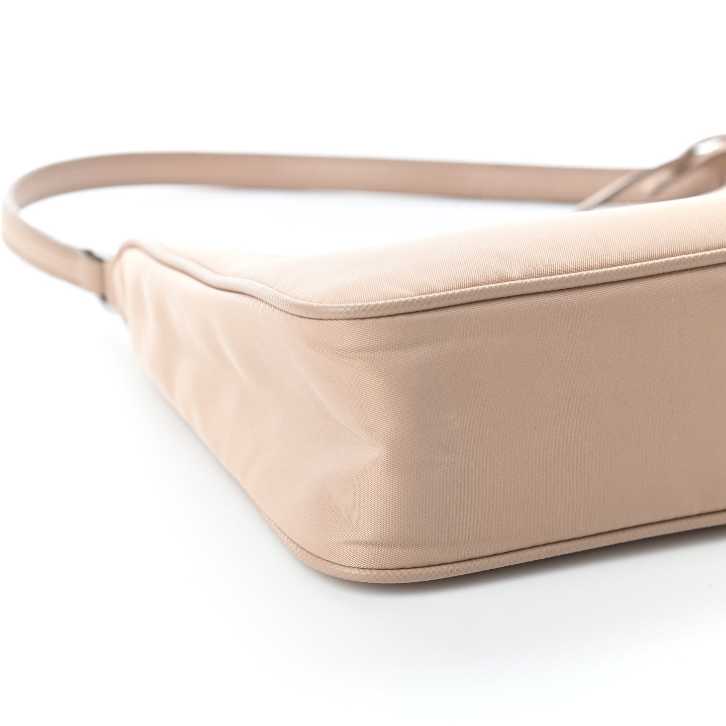Re-Nylon Saffiano Mini Re-Edition 2005 Bag Cammeo