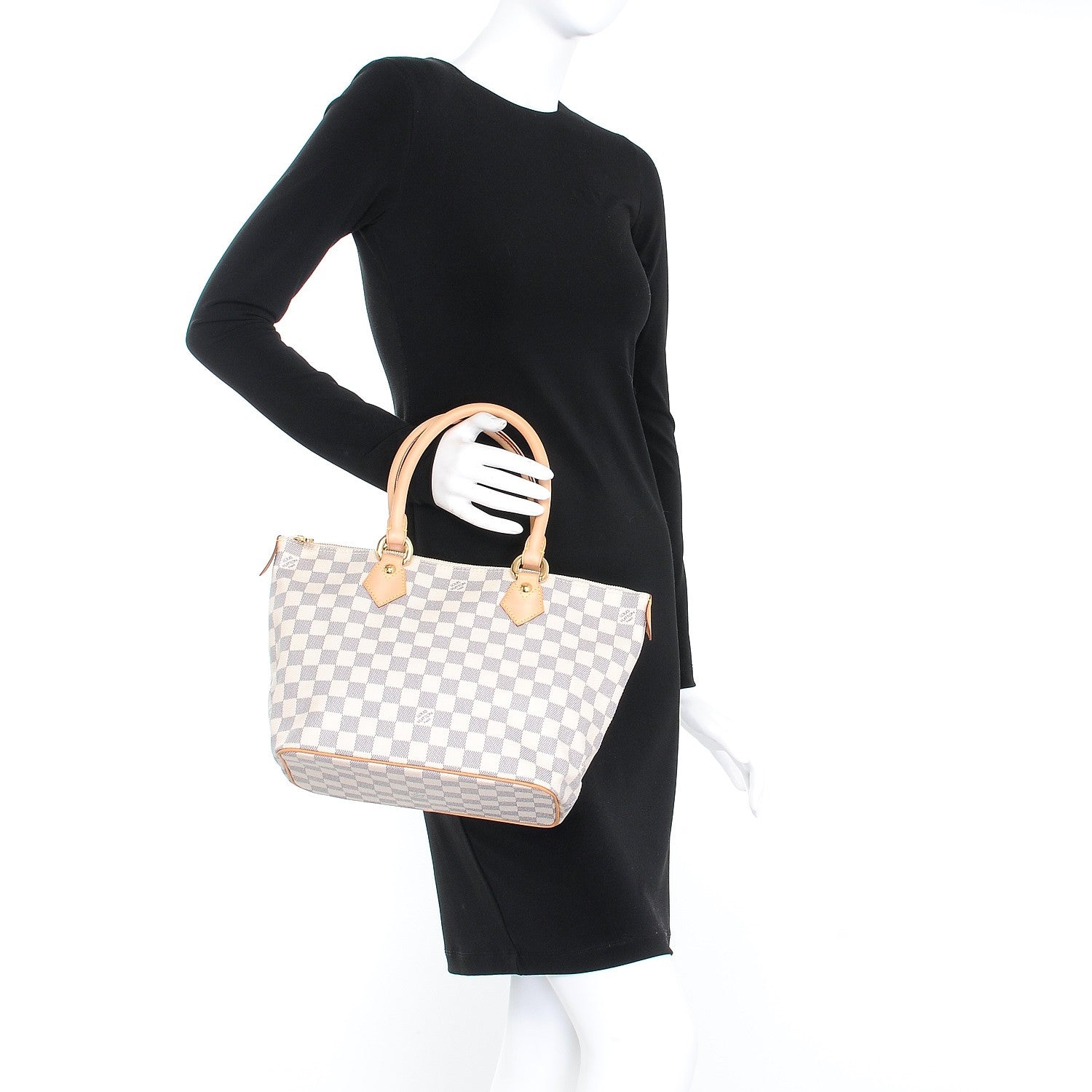 Louis Vuitton Damier Azur Saleya PM 2 of 11
