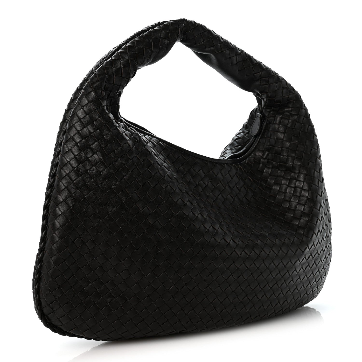 Bottega Veneta Nappa Intrecciato Large Belly Veneta Hobo Ebano 3 of 11