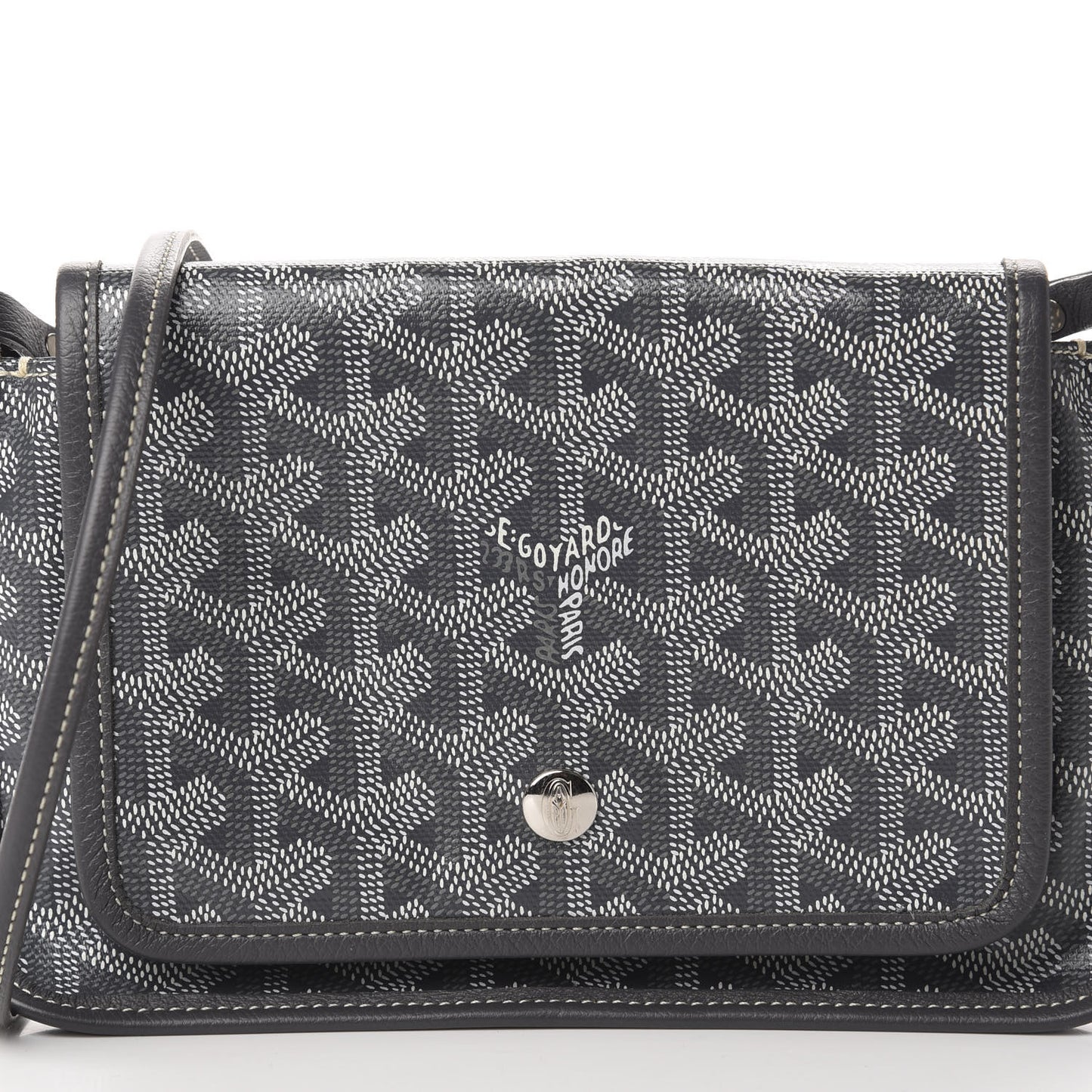 Goyardine Plumet Wallet Clutch Grey