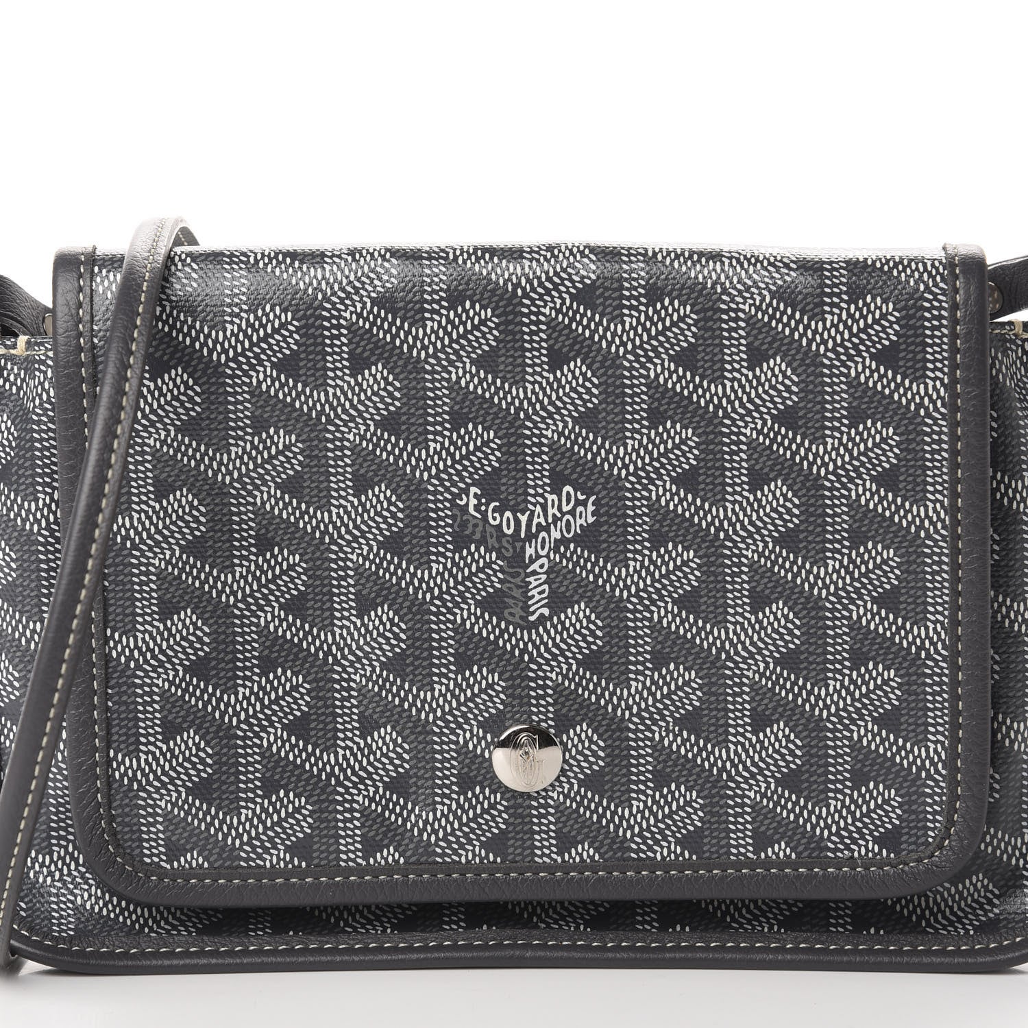 Goyard Goyardine Plumet Wallet Clutch Grey 9 of 9