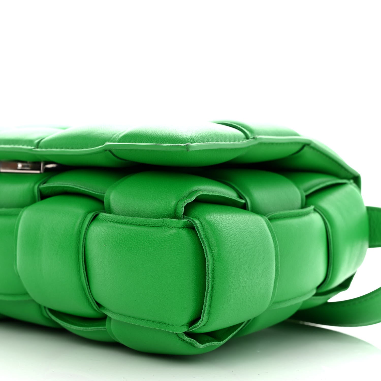 Bottega Veneta Nappa Maxi Intreccio Padded Cassette Crossbody Bag Parakeet 9 of 9