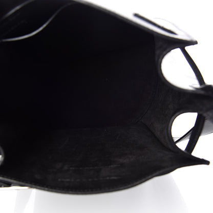 Celine Smooth Calfskin Long Strap Big Bucket Bag Black 5 of 9