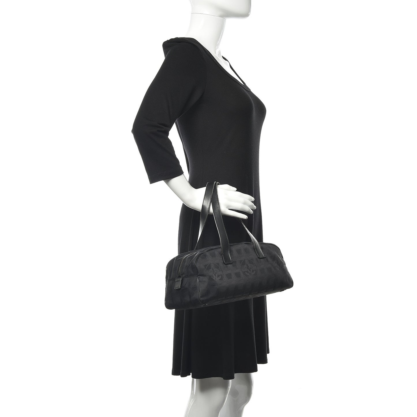 Nylon Travel Bowler Black