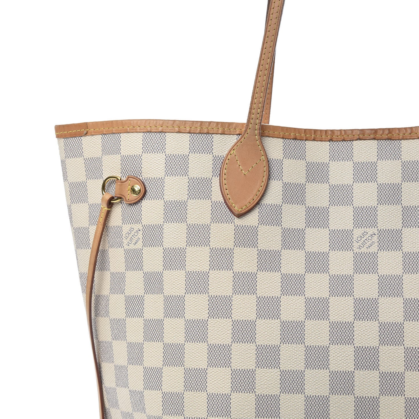 Damier Azur Neo Neverfull MM Rose Ballerine