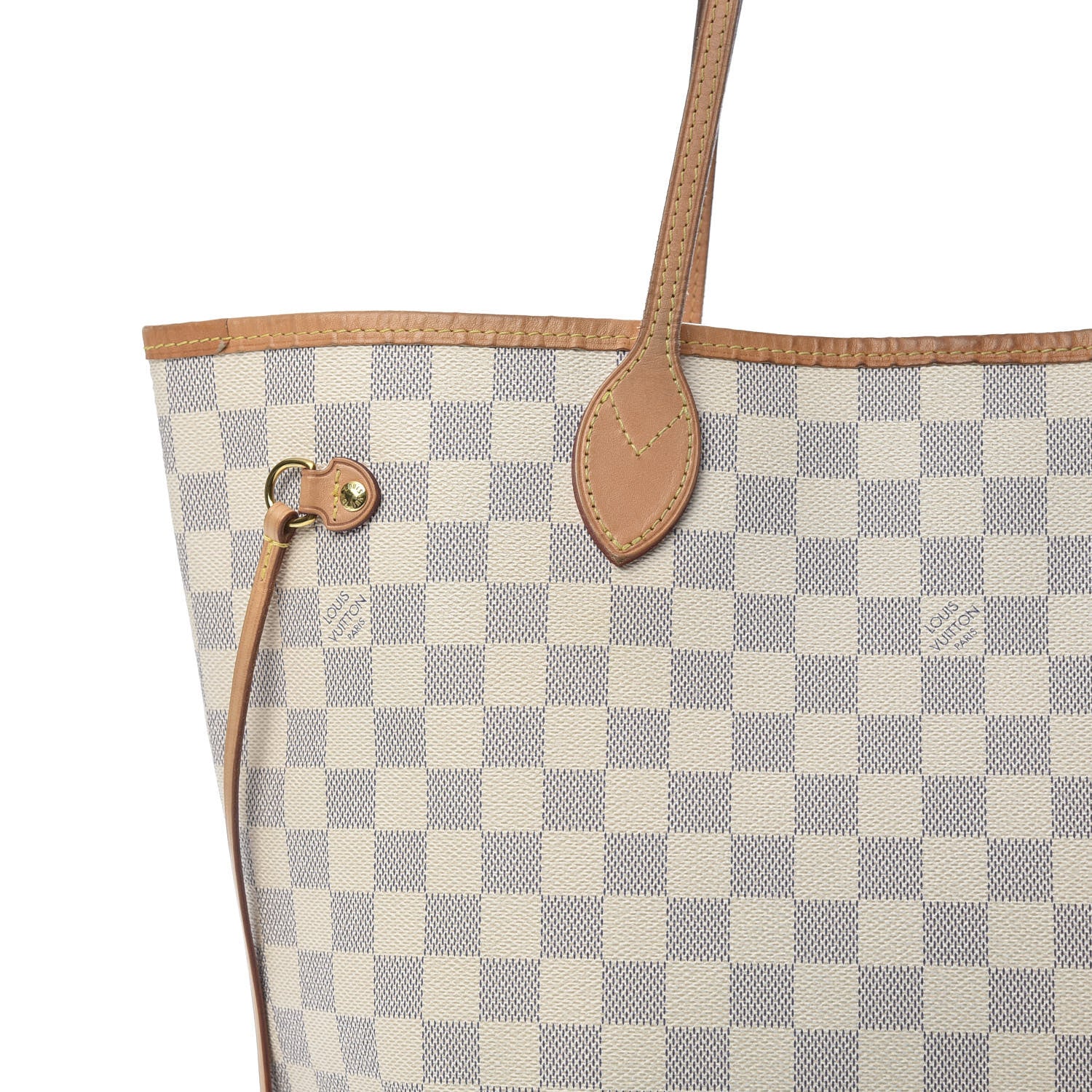 Louis Vuitton Damier Azur Neo Neverfull MM Rose Ballerine 10 of 15