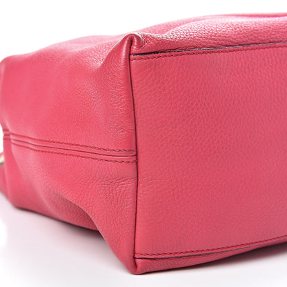Gucci Pebbled Calfskin Medium Soho Chain Shoulder Bag Pink 8 of 23
