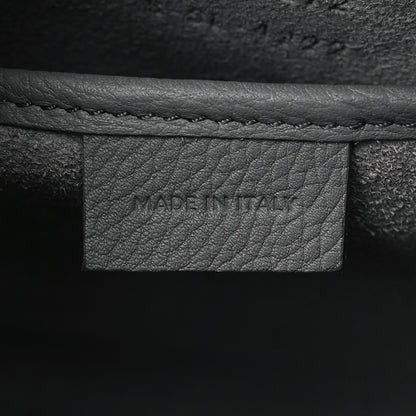 Celine Drummed Calfskin Nano Luggage Kohl 7 of 11