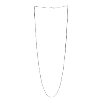 David Yurman Sterling Silver 2.7mm Small Box Chain Necklace 26" 3 of 4
