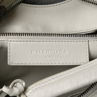 Balenciaga Veau Soyeux Perforated Blackout Hardware S City White 11 of 29