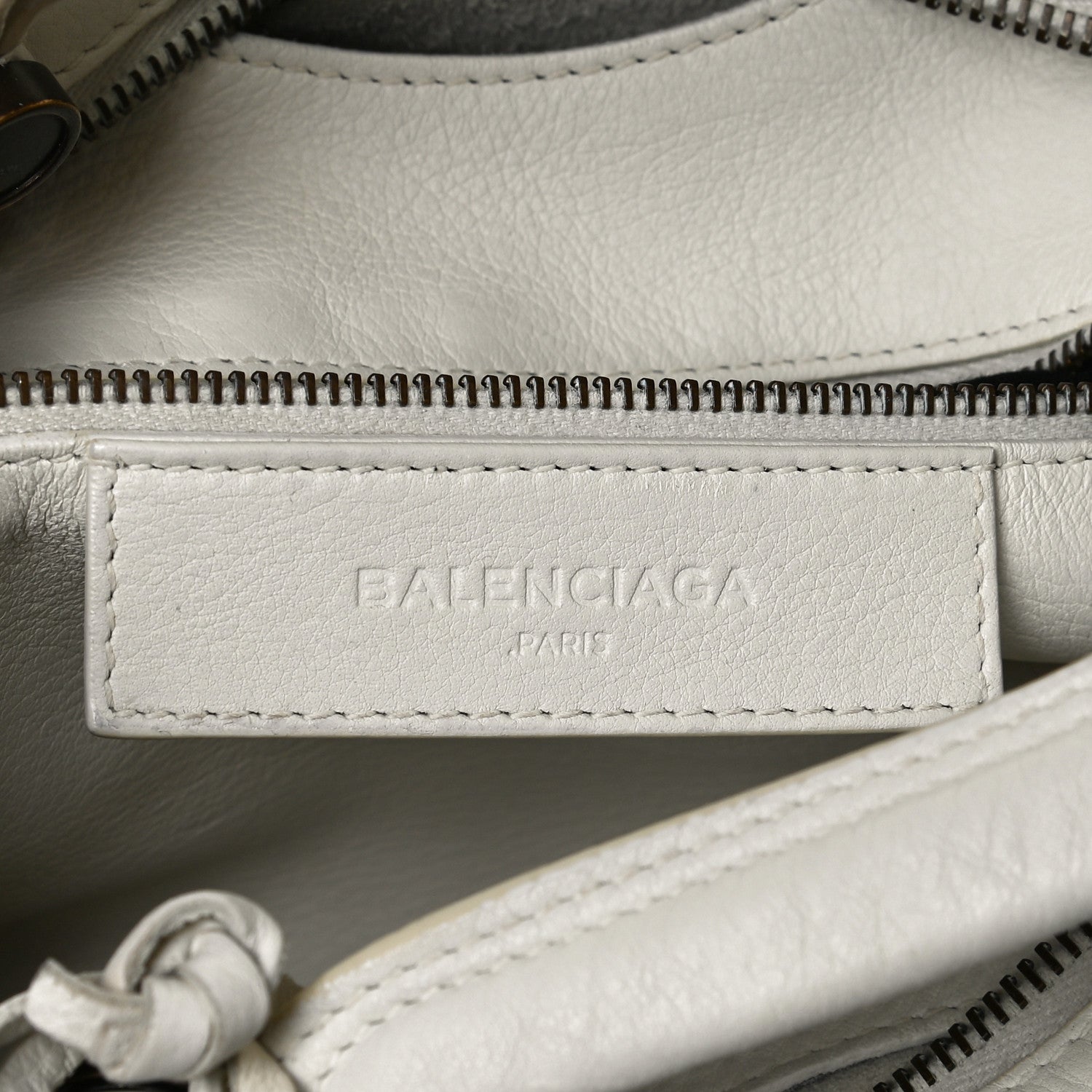 Balenciaga Veau Soyeux Perforated Blackout Hardware S City White 12 of 29