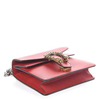 Gucci Calfskin Mini Dionysus Shoulder Bag Hibiscus Red 4 of 9