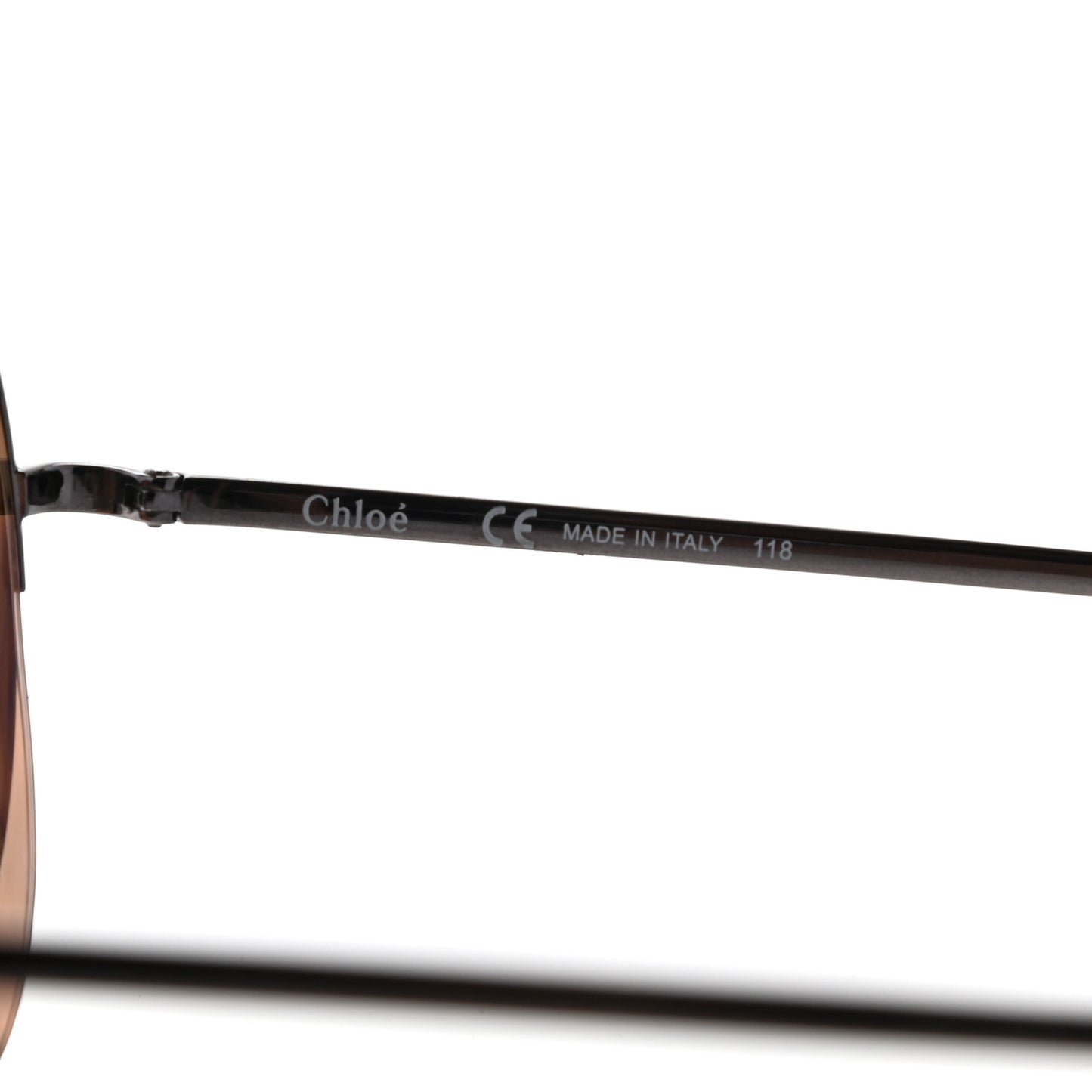 Metal Mirrored Romie Aviator Sunglasses CE144S Copper