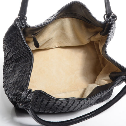 Bottega Veneta Nappa Intrecciato Parachute Bag Nero Black 5 of 9
