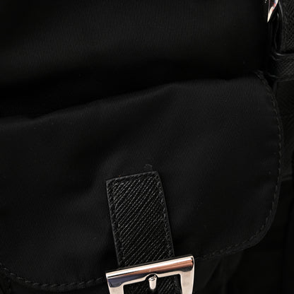 Prada Tessuto Nylon Saffiano Small Backpack Black 11 of 11