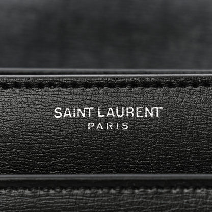 Saint Laurent Calfskin Medium Monogram Sunset Black 6 of 10