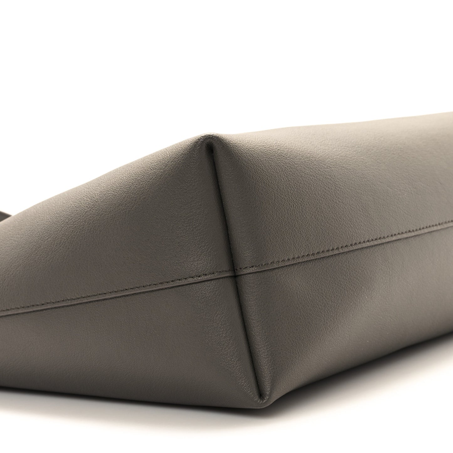 Calfskin Large Shopping Tote Earth