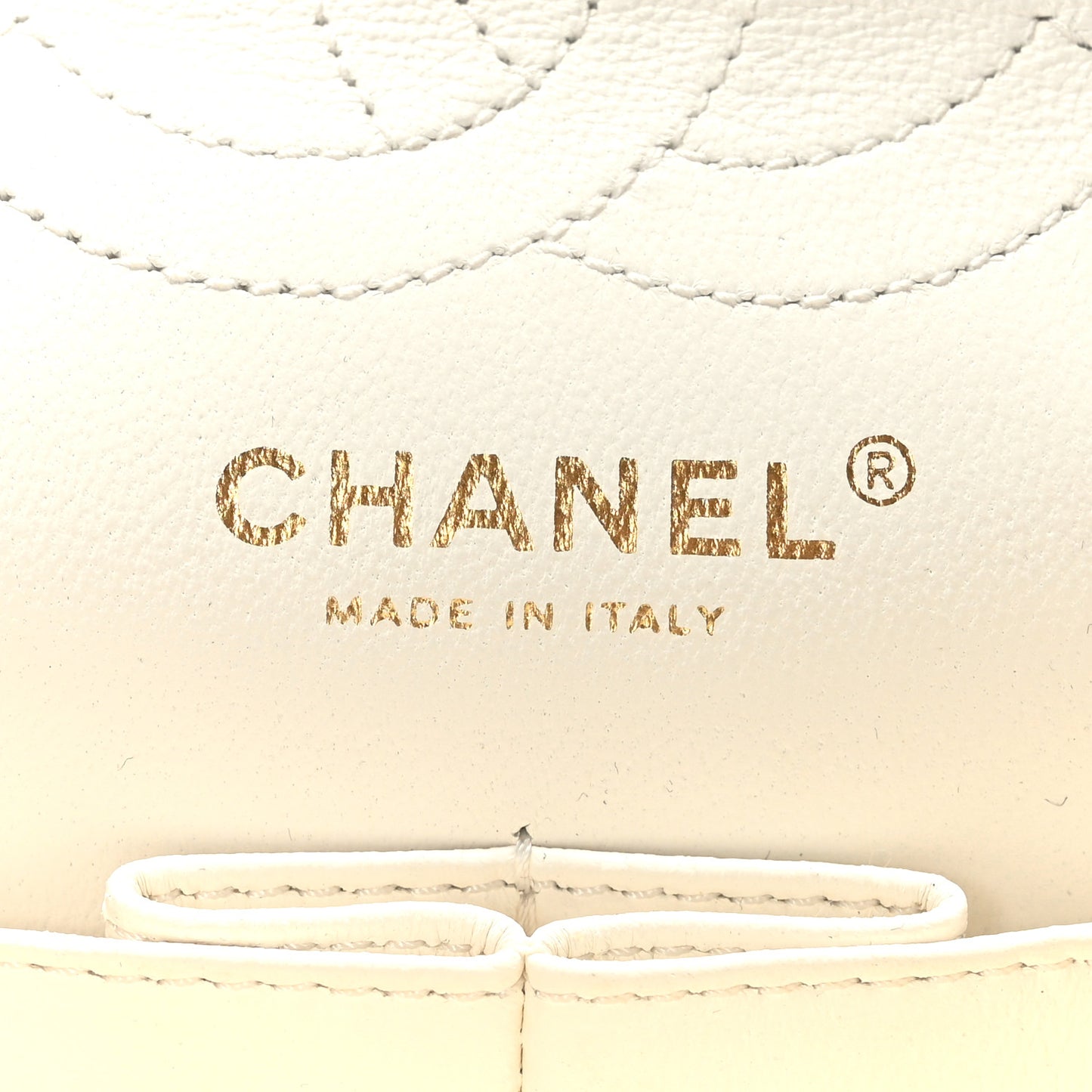 Aged Calfskin Quilted 2.55 Reissue 224 Flap White