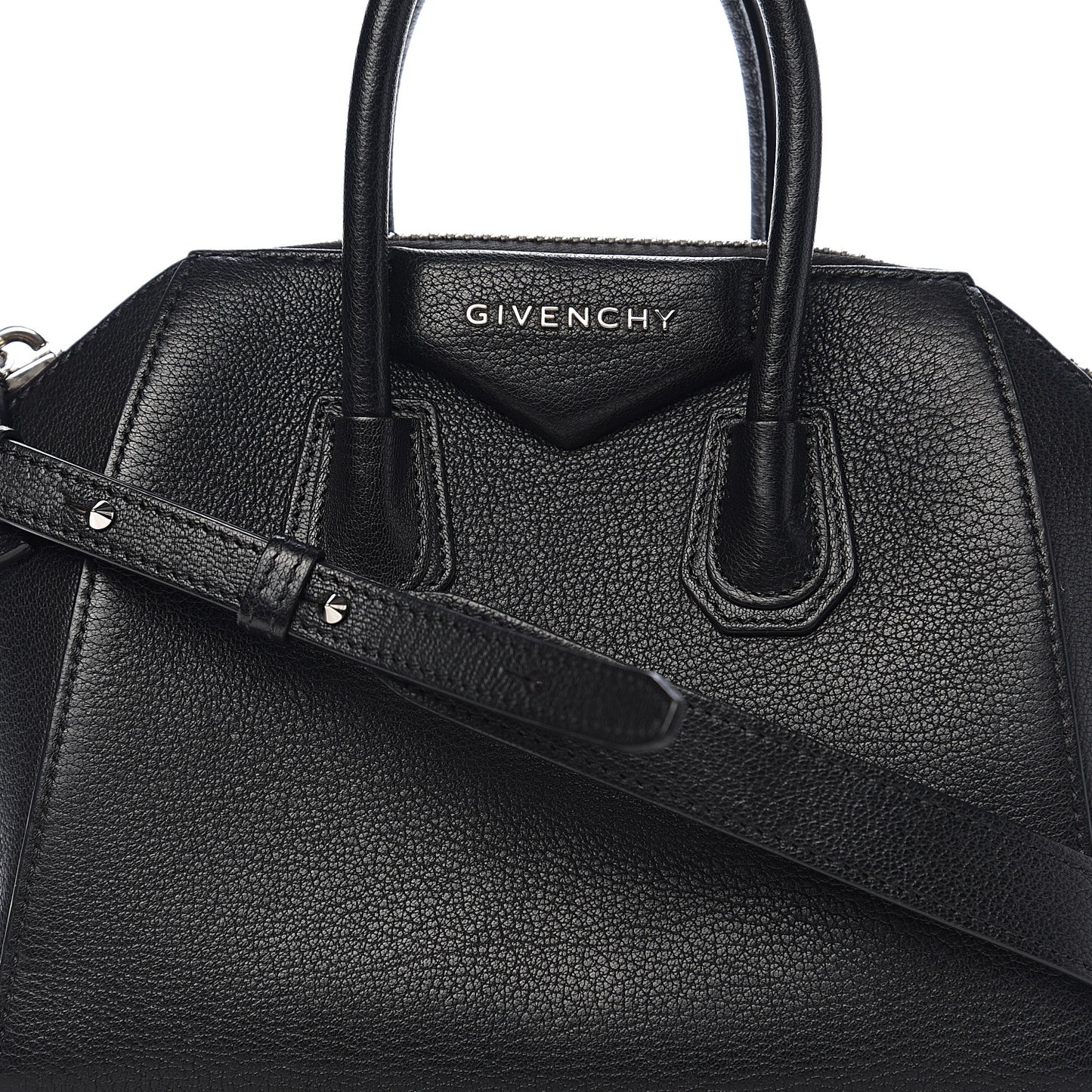 Sugar Goatskin Mini Antigona Black