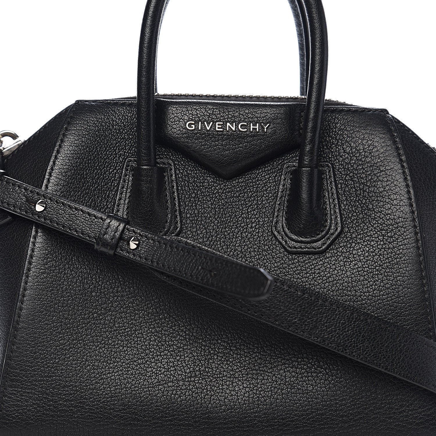 Givenchy Sugar Goatskin Mini Antigona Black 11 of 11