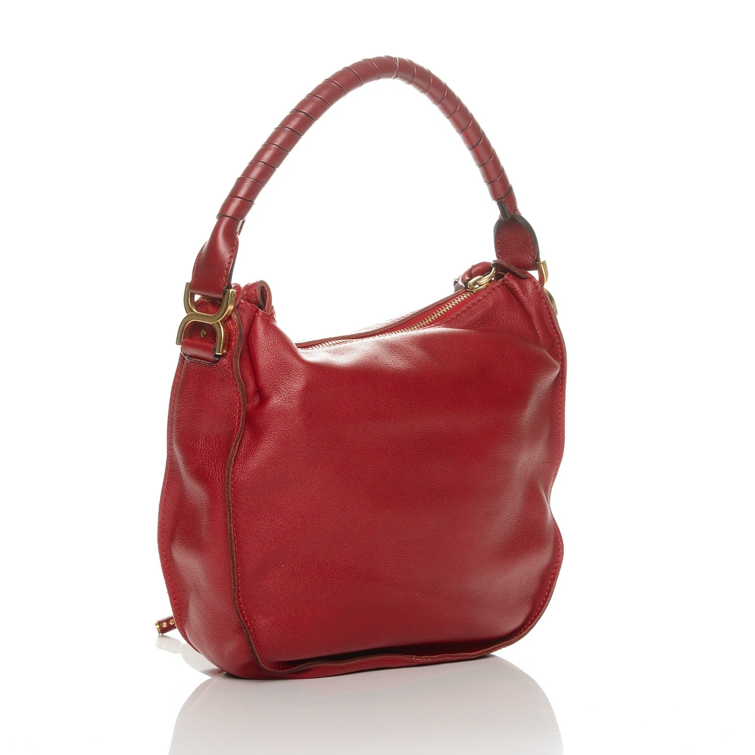 Chloe Calfskin Medium Marcie Hobo Garnet 3 of 7