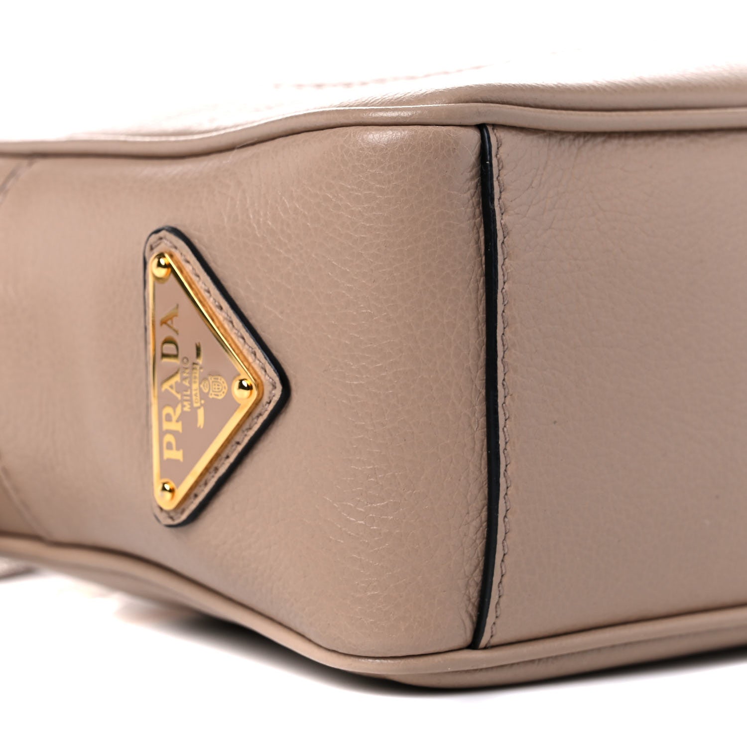 Prada Glace Calfskin Embossed Logo Crossbody Cammeo 4 of 8