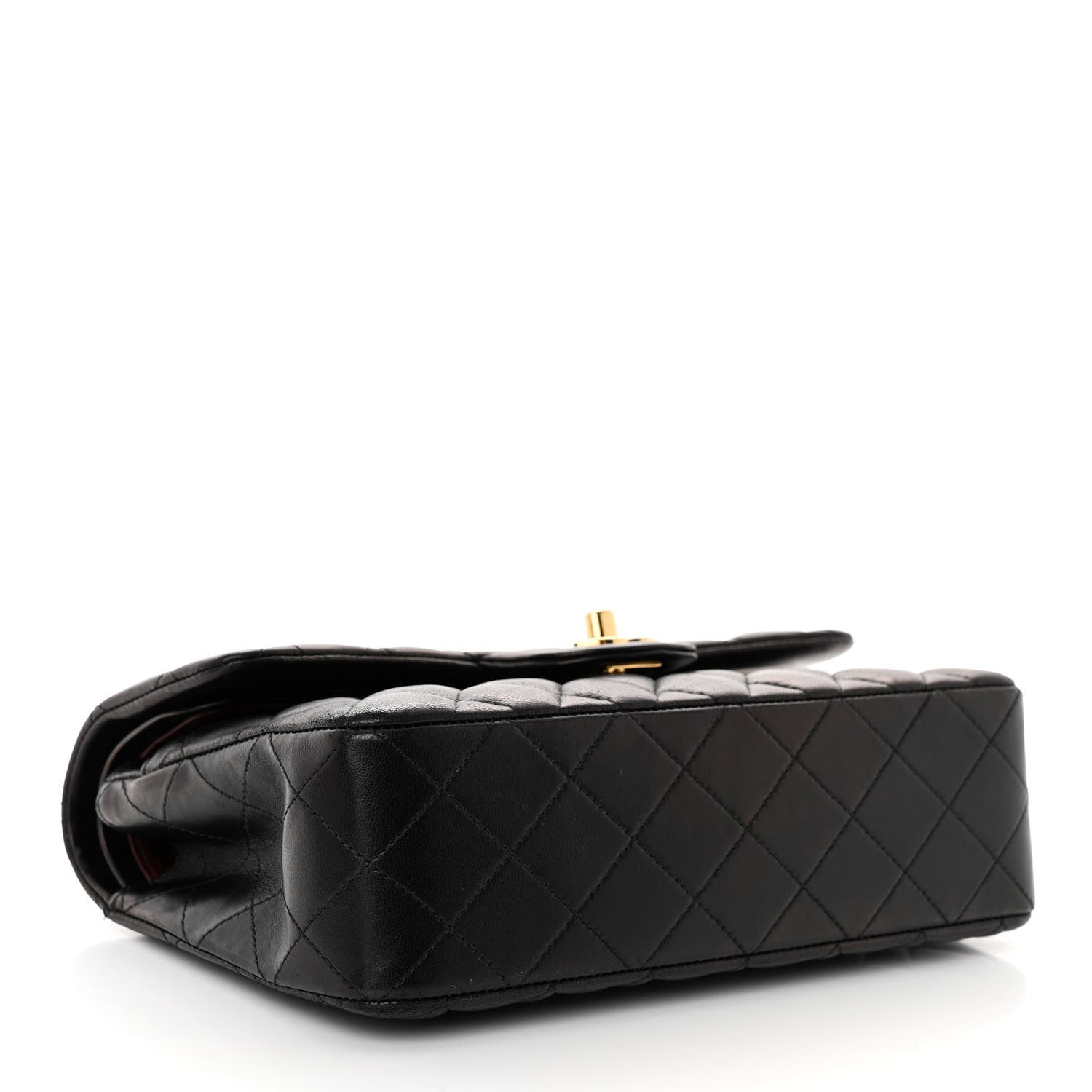 Chanel Lambskin Quilted Small Double Flap Black 4 of 11