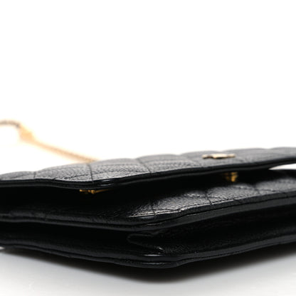 Chanel Caviar Quilted Wallet on Chain WOC Black 10 of 11