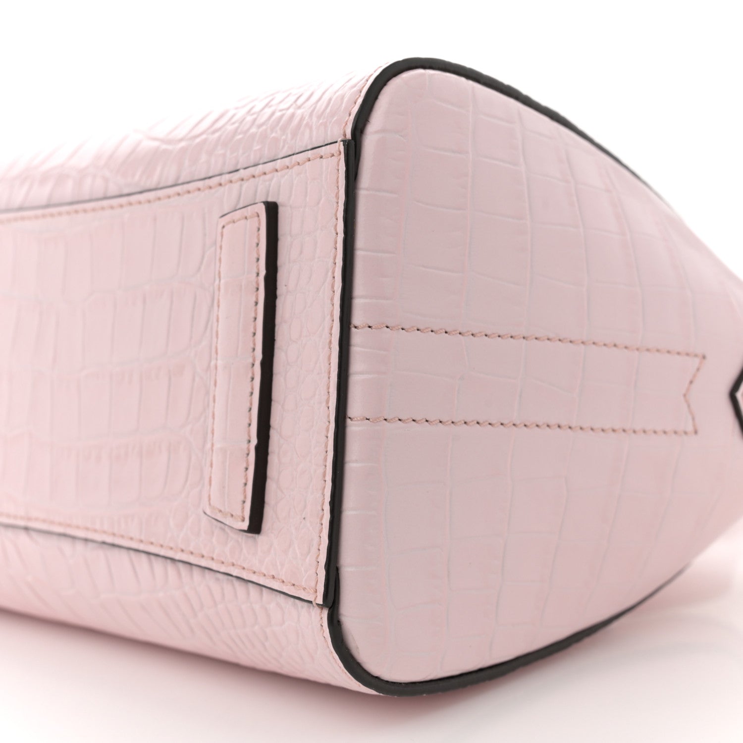 Givenchy Calfskin Crocodile Embossed Mini Antigona Pink 10 of 10